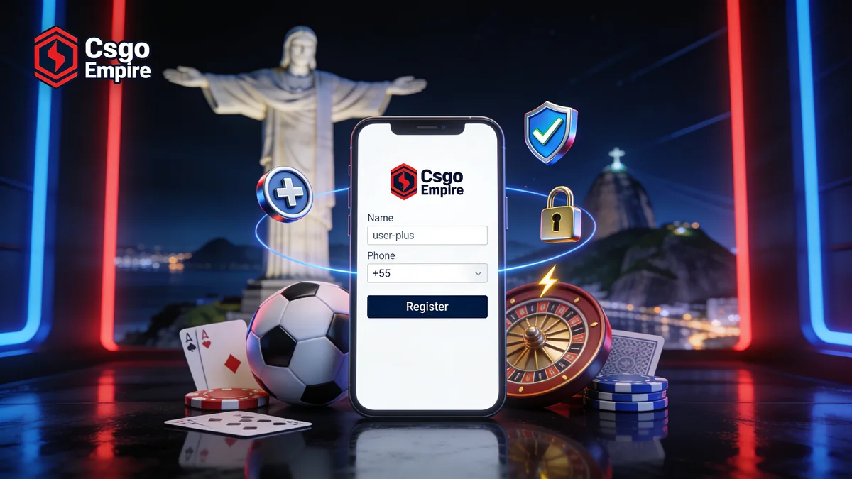 Como criar uma conta na CSGO Empire: passo a passo para jogadores no Brasil